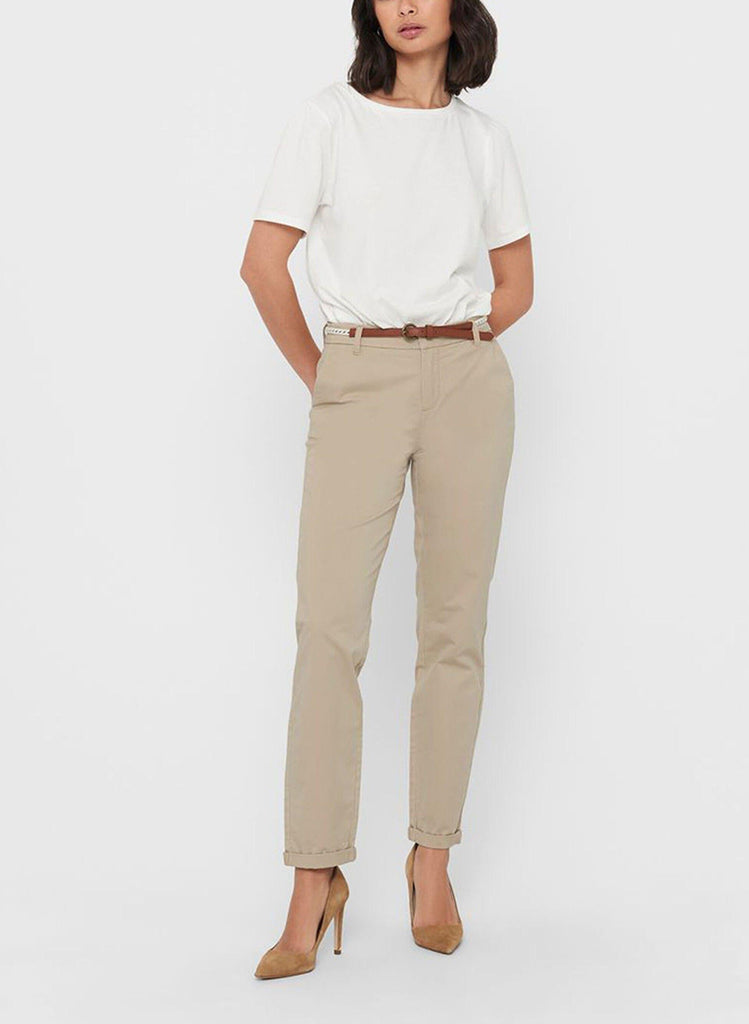 ONLY ONLBIANA MW COTTON BELT CHINO PNT NOOS