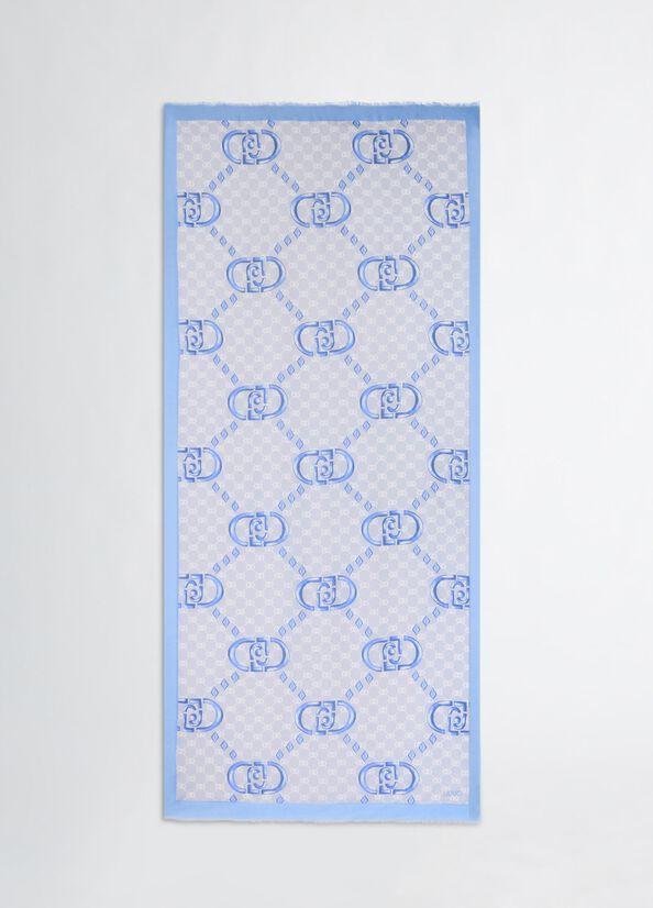 LIU JO STOLA LOGO SKETCH 90X180