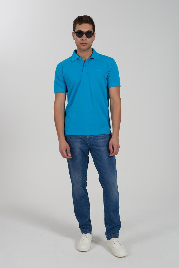 YES ZEE T-SHIRT UOMO TIPO POLO, M/C