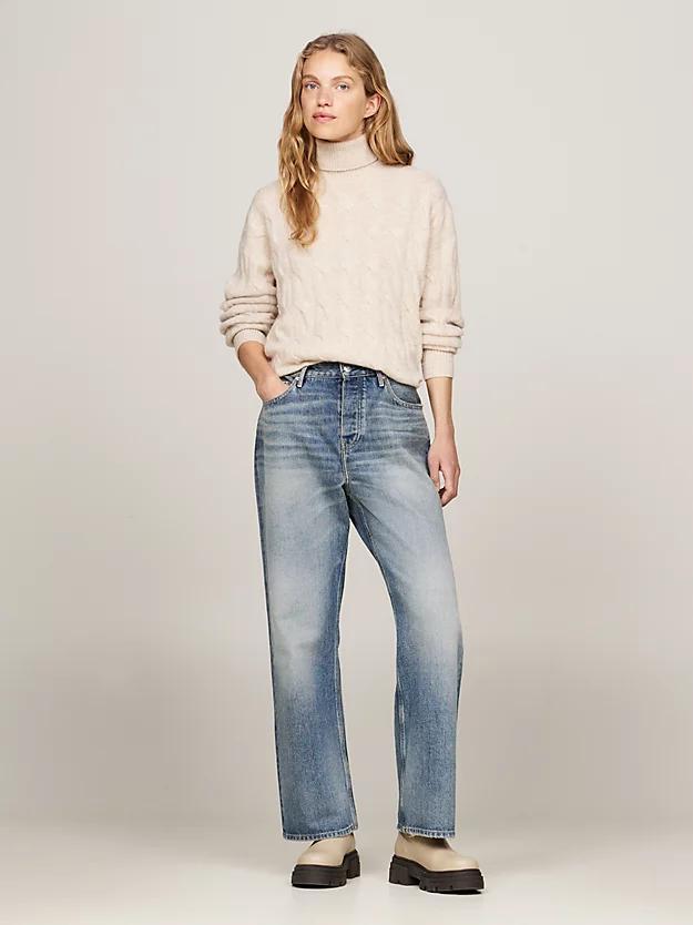 TOMMY HILFIGER COMBAT LEATHER LOW C