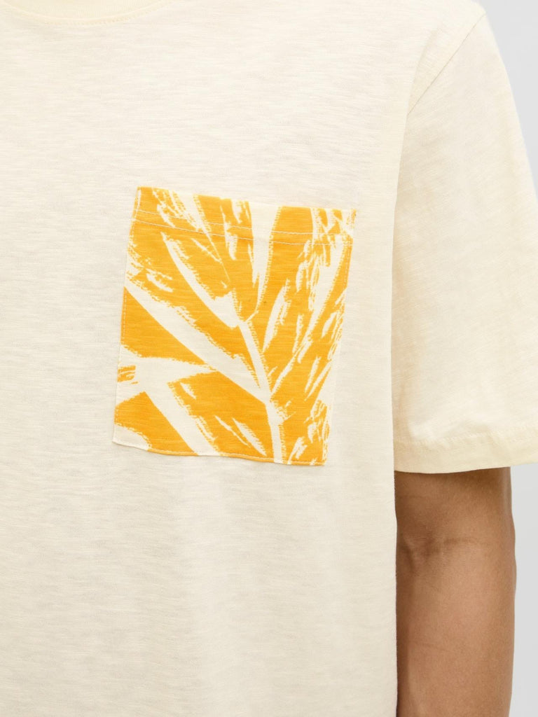 JACK AND JONES JORSPLIT AOP POCKET TEE SS CREW NECK