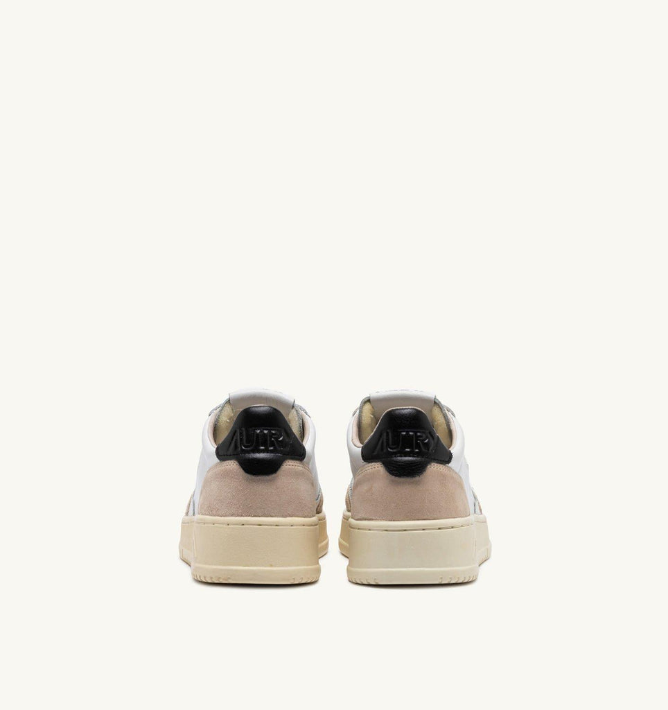 AUTRY MEDALIST LOW MAN LEAT/SUEDE