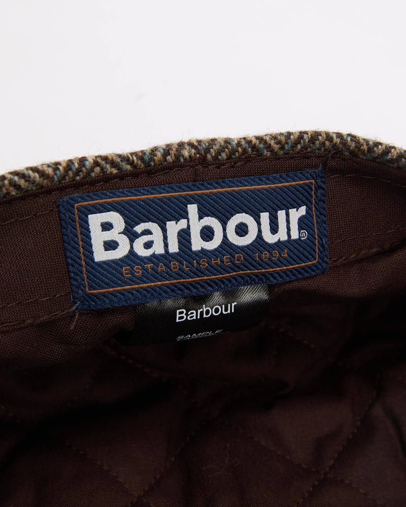 BARBOUR FYNE TWEED BAKER BOY CAP