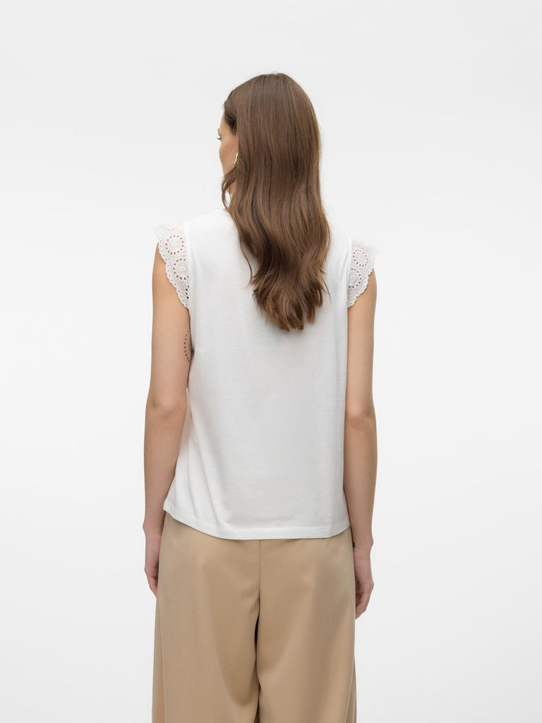 VERO MODA VMEMILY SL GATHERING TOP JRS NOOS