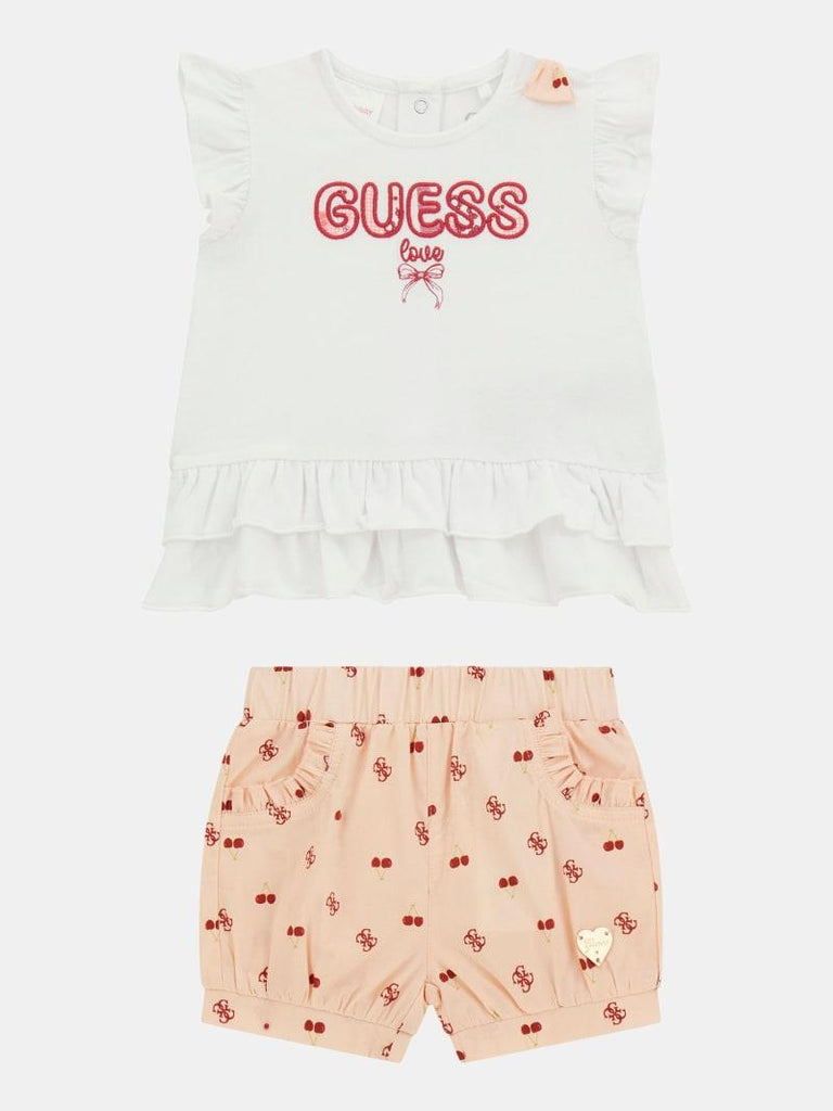 GUESS SET T-SHIRT+SHORTS