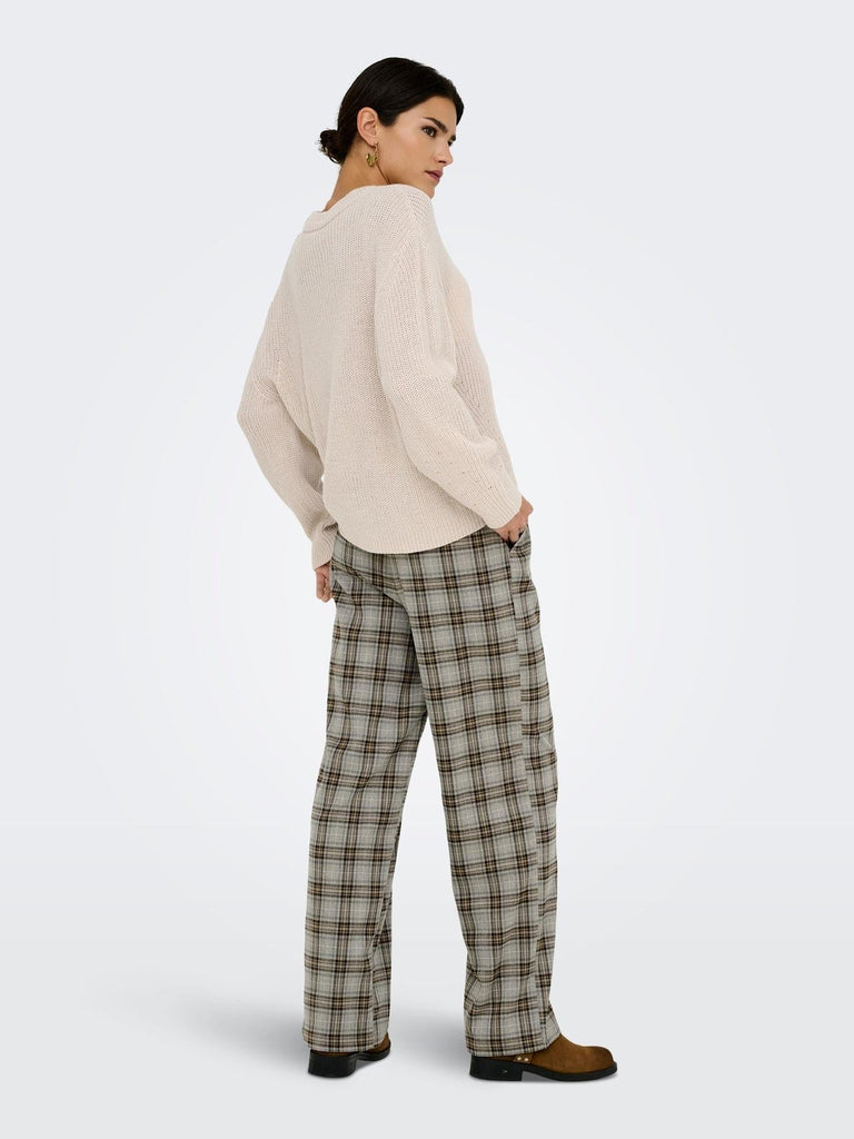 ONLY ONLMILOUZ LS RIB PULLOVER KNT NOOS