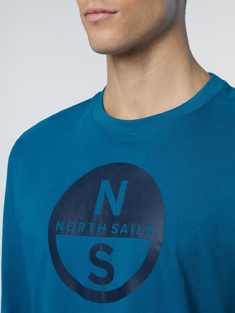 NORTH SAILS T SHIRT LONG SLEEVE W/GRAPHIC