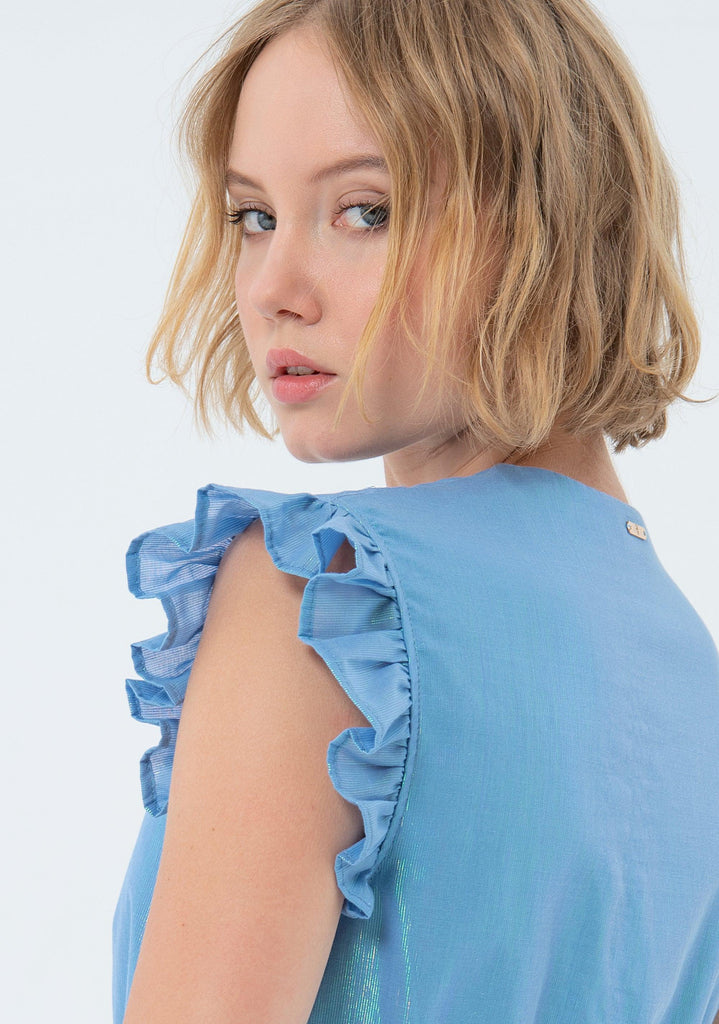 FRACOMINA MINI DRESS SKY