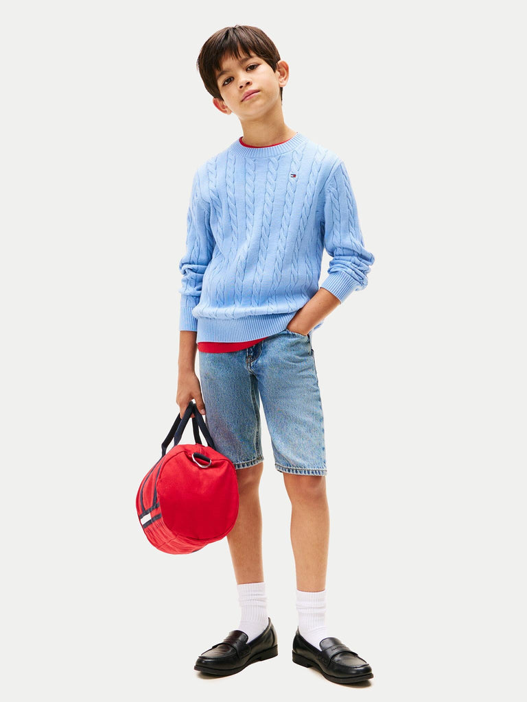 TOMMY HILFIGER COTTON CABLE SWEATER