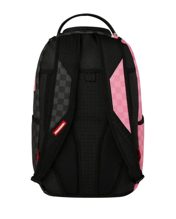 SPRAYGROUND PINK AND BLACK TEAR SIP BACKPACK