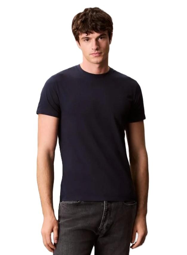 CALVIN KLEIN SS SLIM STRETCH COTT