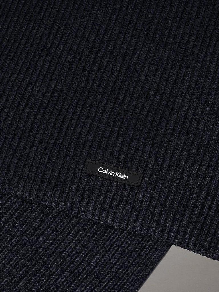 CALVIN KLEIN CLASSIC COTTON RIB SCARF