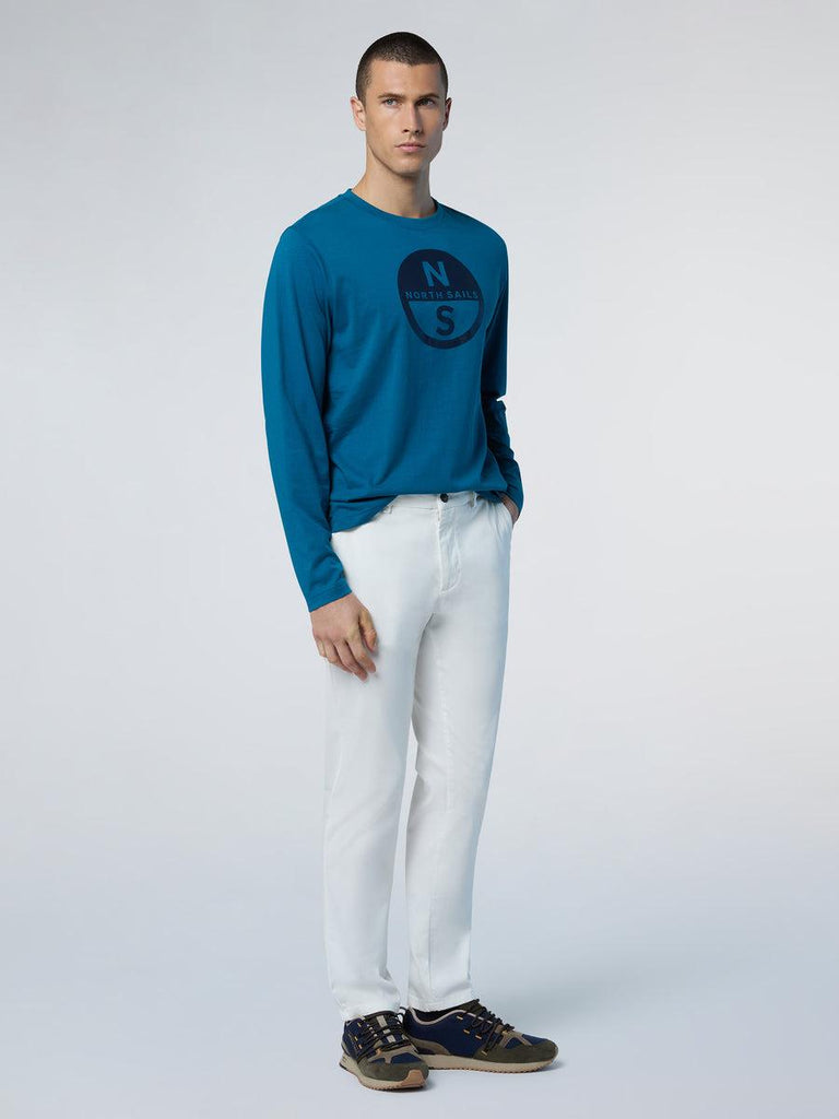 NORTH SAILS T SHIRT LONG SLEEVE W/GRAPHIC