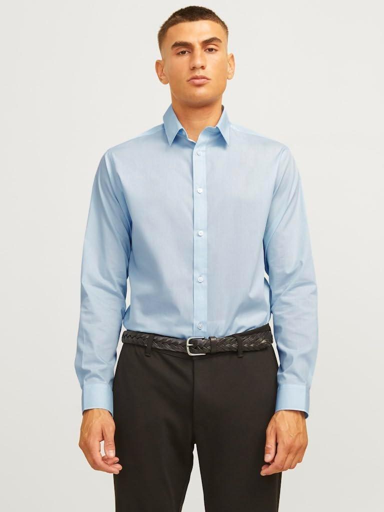 JJ REBEL JREBGAVIN SOLID SHIRT LS NOOS