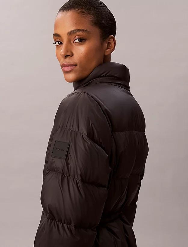 CALVIN KLEIN LONG DOWN JACKET WIT