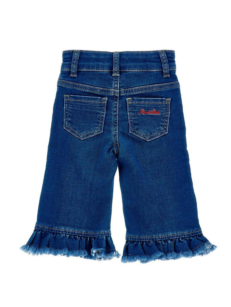 MONNALISA JEANS CON GALETTA DENIM F