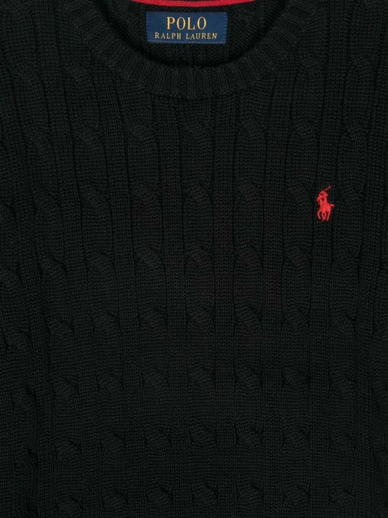 RALPH LAUREN LS CABLE CN-TOPS-SWEATER