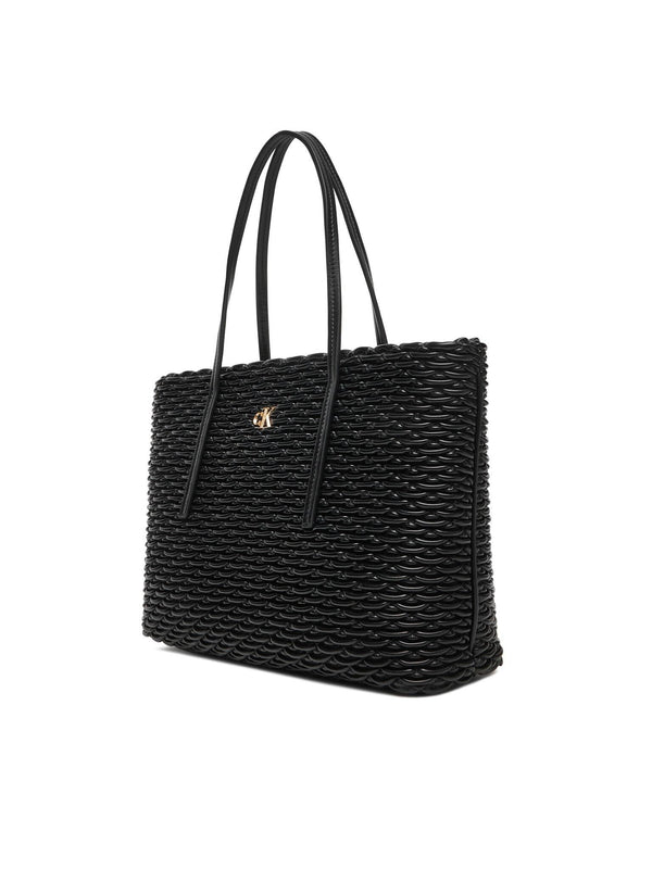 CALVIN KLEIN PLEATED TOTE