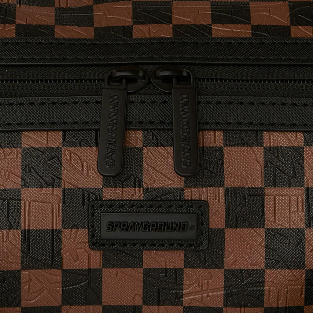 SPRAYGROUND CHECK 2 EMBOSS MINI DUFFLE