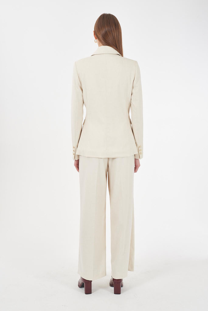 YES ZEE PANTALONE DONNA CHINOS CON ELASTICO VITA DIETRO