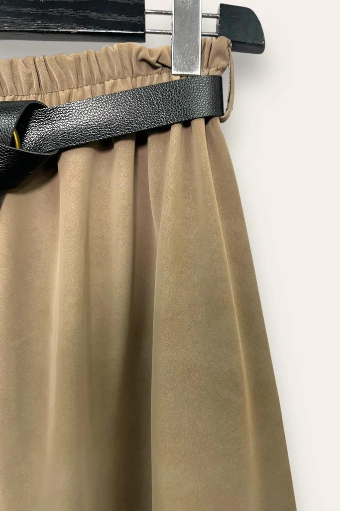 LOVEme Gonna midi in ecopelle cerata