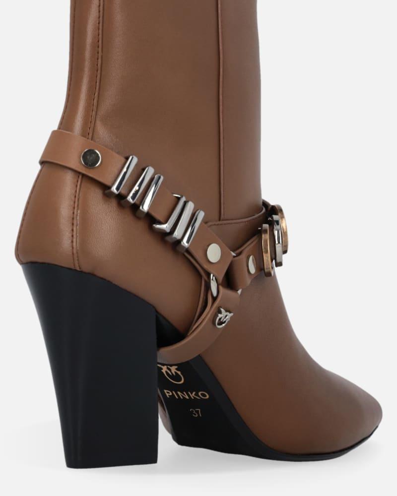 PINKO VIOLA 02 - ANKLE BOOT CALF LEATHER