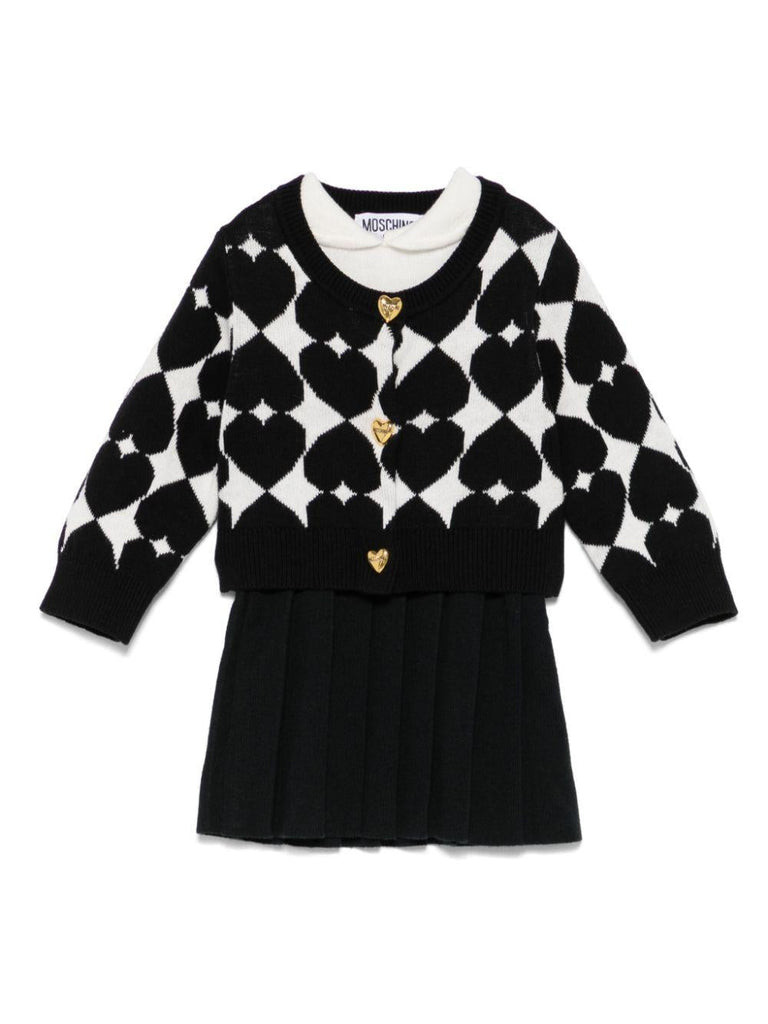 MOSCHINO BABY CARDIGAN+ABITO
