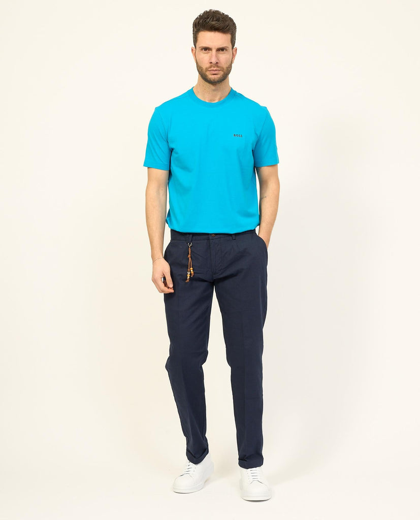 YES ZEE PANTALONE UOMO TIPO CHINOS CON PINCES