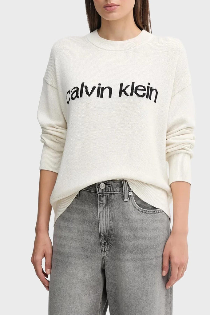 CALVIN KLEIN JEANS Cotton Graphic Pullo