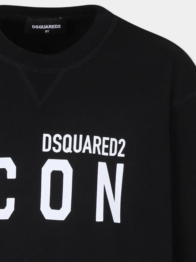 DSQUARED2 JUNIOR D2S865U SLOUCH FIT-ICON FELPA