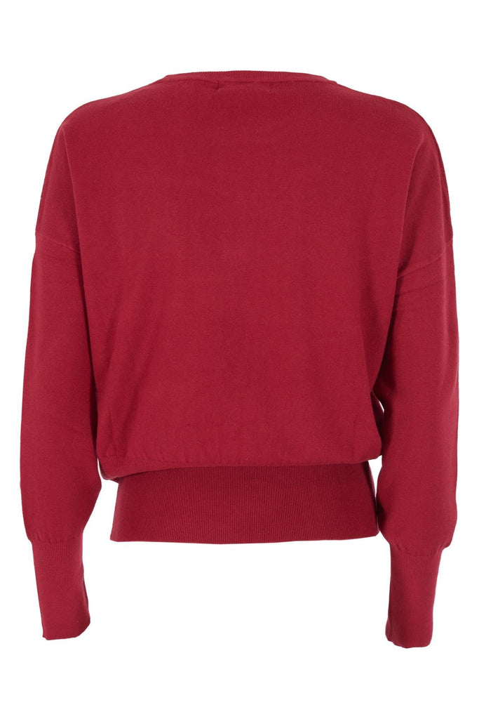 YES ZEE MAGLIA DONNA CON POLSI E FONDO ALTO