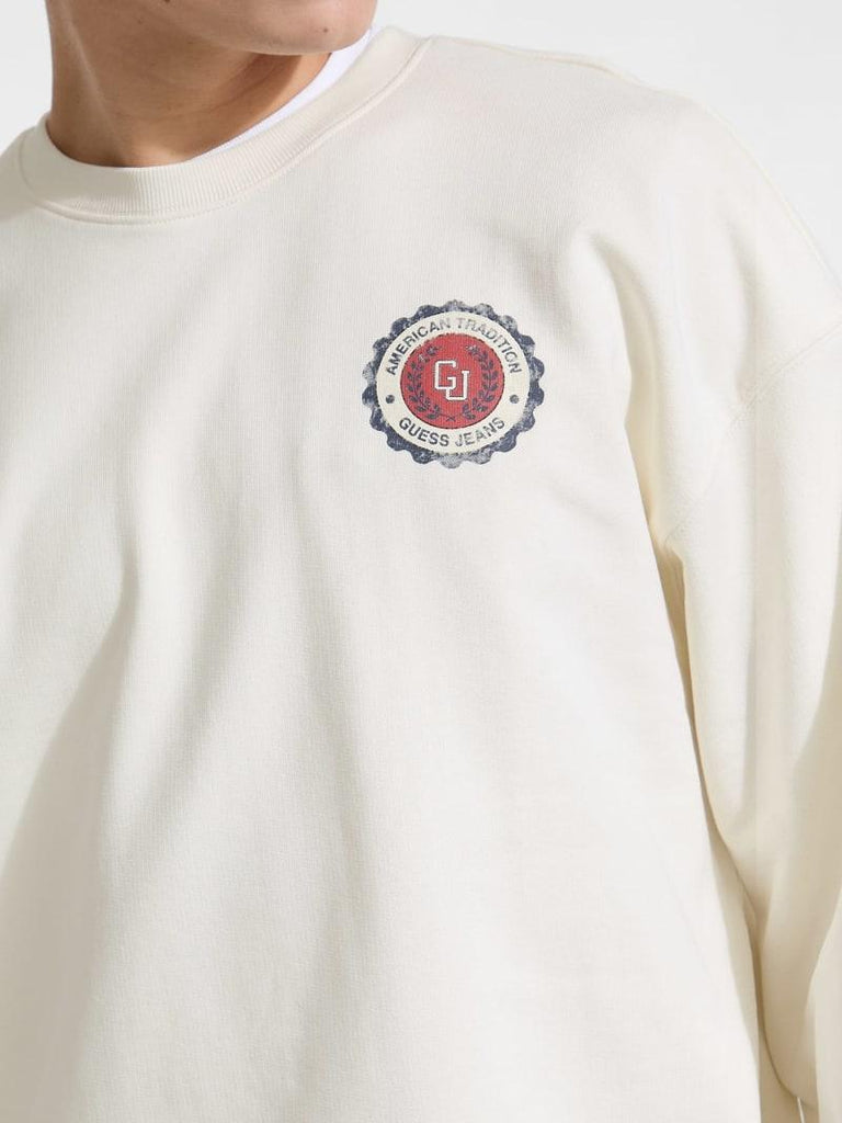GUESS GJ CN OS VARSITY LOGO SWEAT
