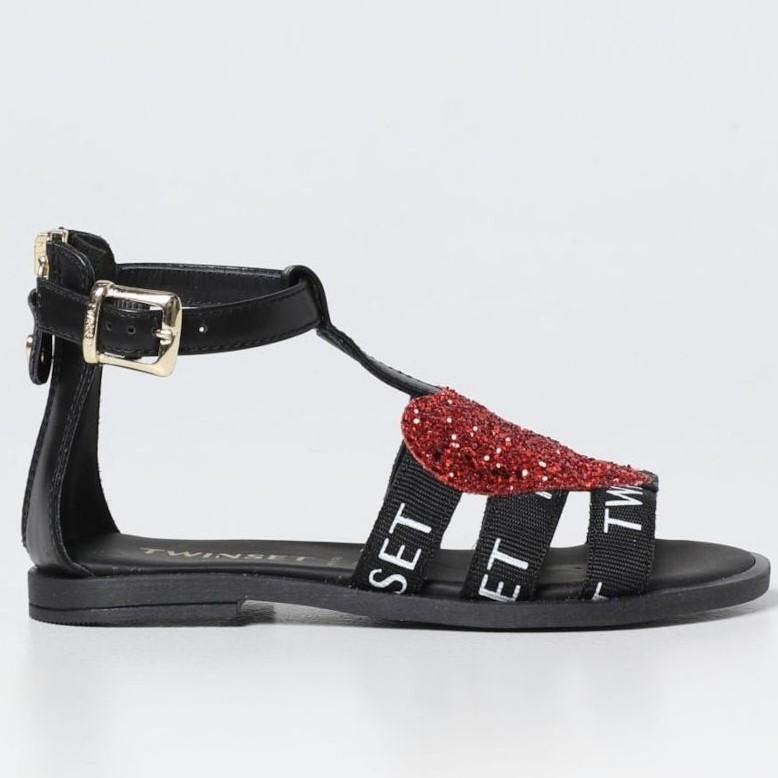 TWINSET SANDALO CON DETTAGLIO CUORE
