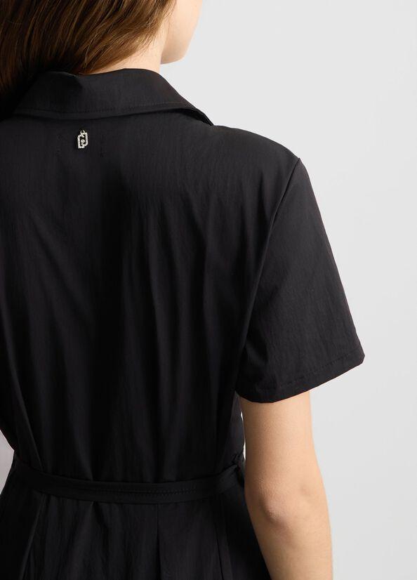 LIU JO ABITO PIEGHE MIDI M/C