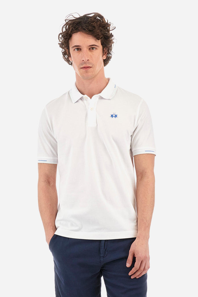 LA MARTINA MAN POLO S/S PIQUET STRETCH