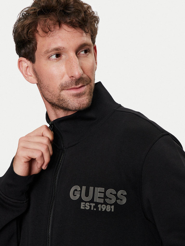 GUESS AL HIGH NECK FULLZIP SWEATSH