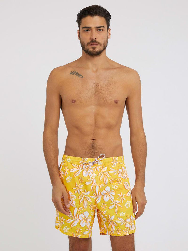 GUESS SWIMTRUNK MEDIUM IBISCUS AOP