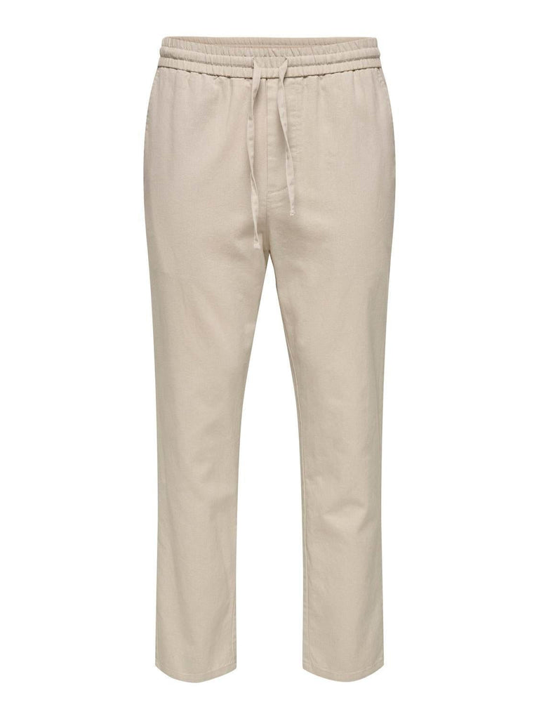 ONLY&SONS ONSLINUS CROP 0007 COT LIN PNT NOOS