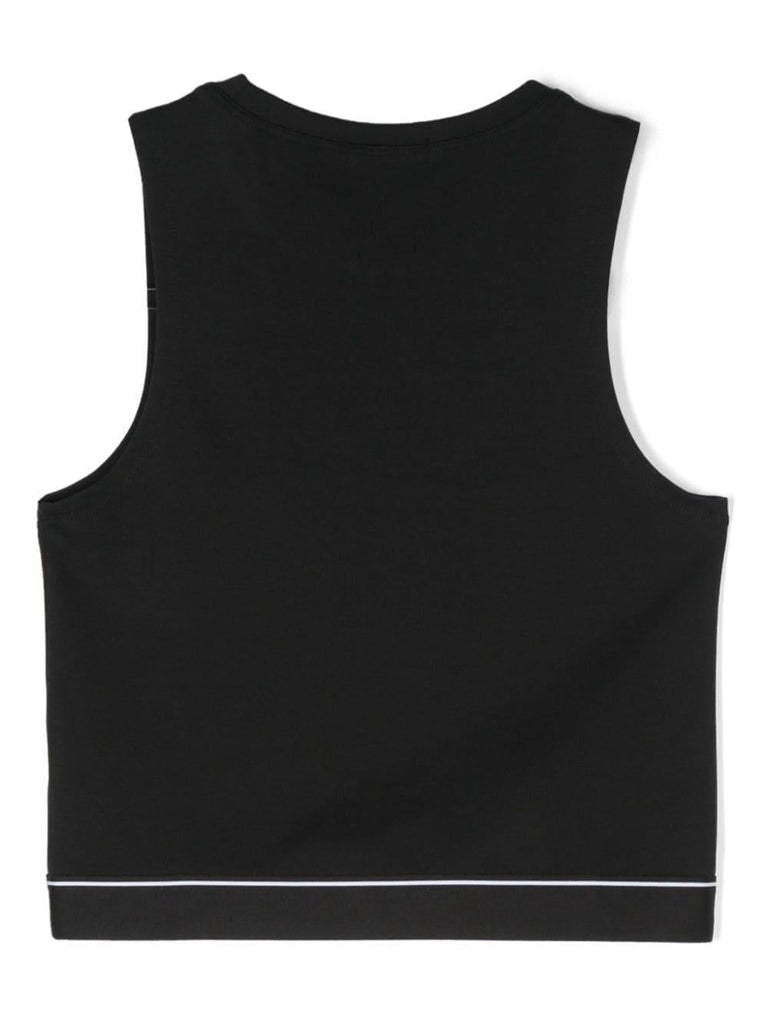 CALVIN KLEIN JEANS LOGO TAPE SLEEVELESS PUNTO TOP