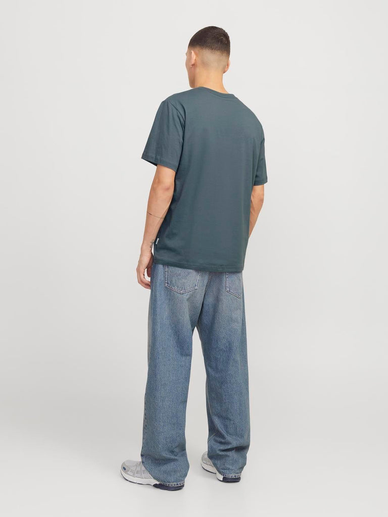 JACK AND JONES JORANATOMY SKULL TEE SS CREW NECK SN