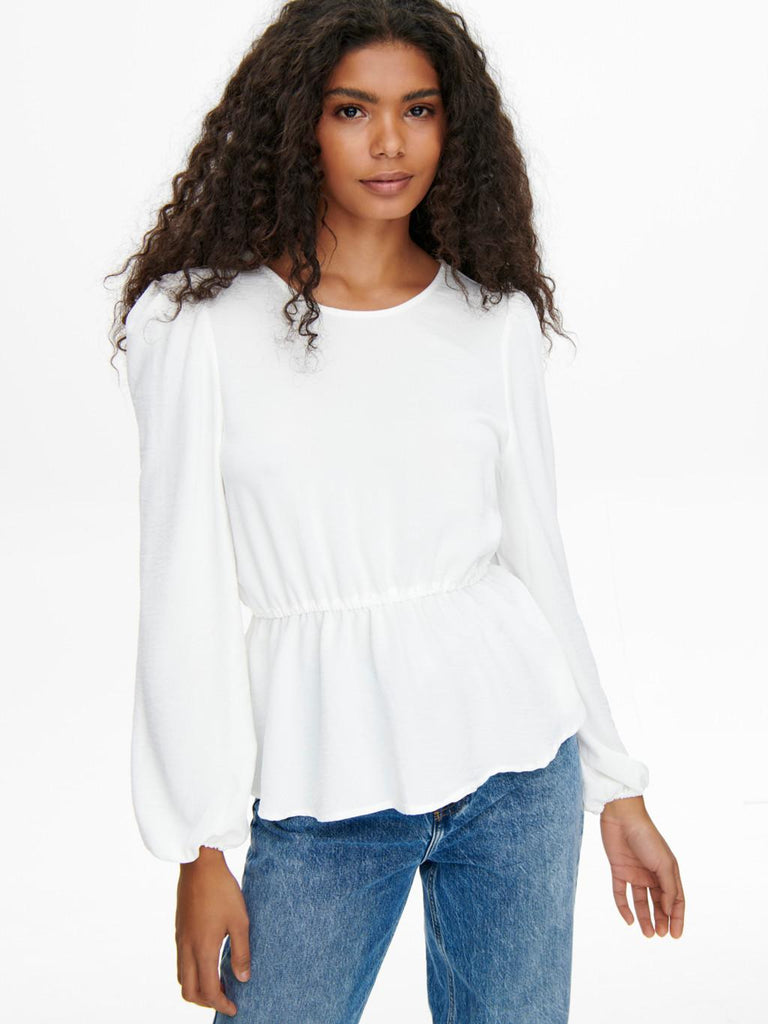 ONLY ONLMETTE DAR L/S O-NECK TOP NOOS WVN