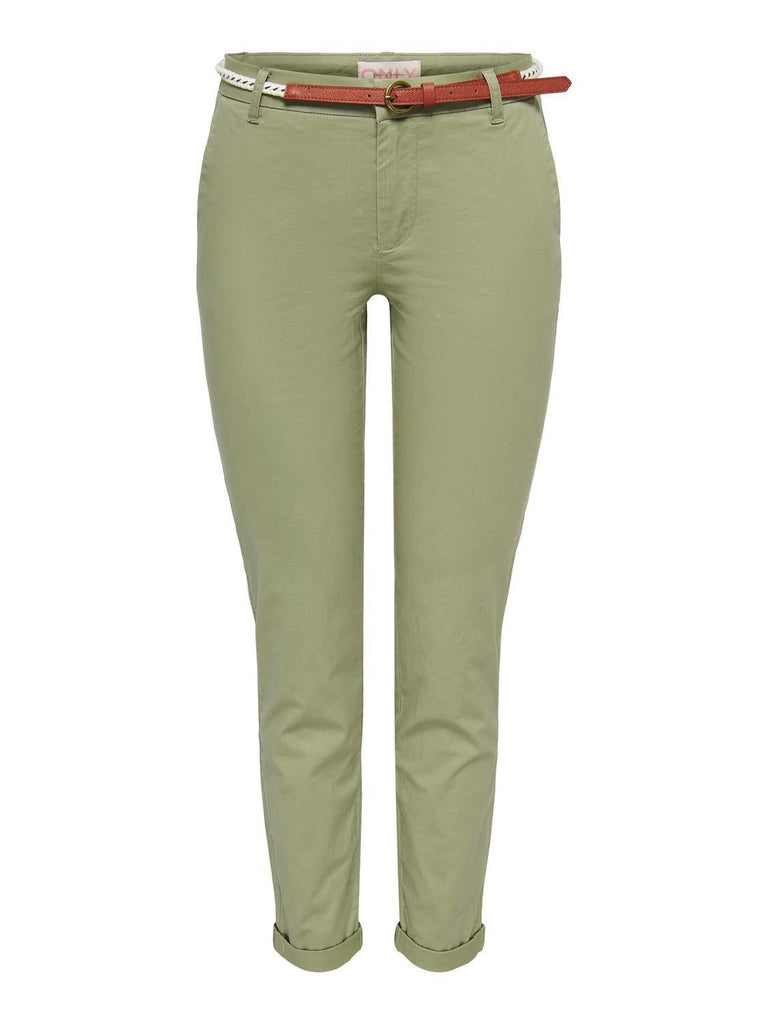 ONLY ONLBIANA MW COTTON BELT CHINO CC PNT