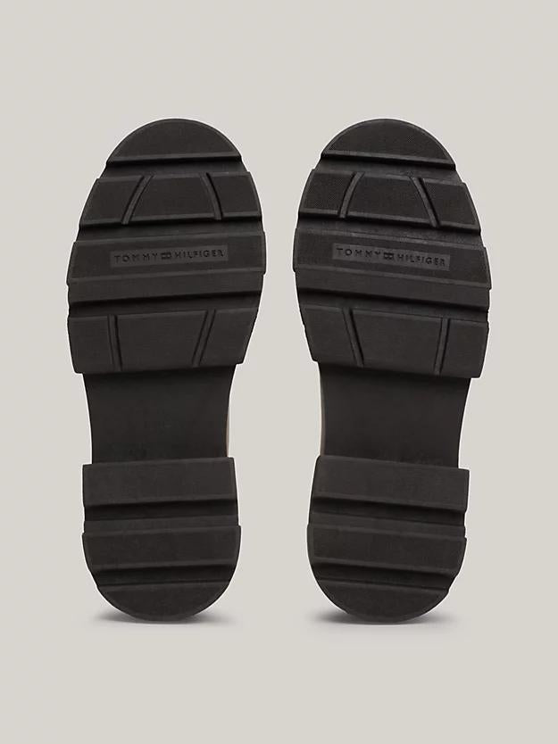 TOMMY HILFIGER COMBAT LEATHER LOW C