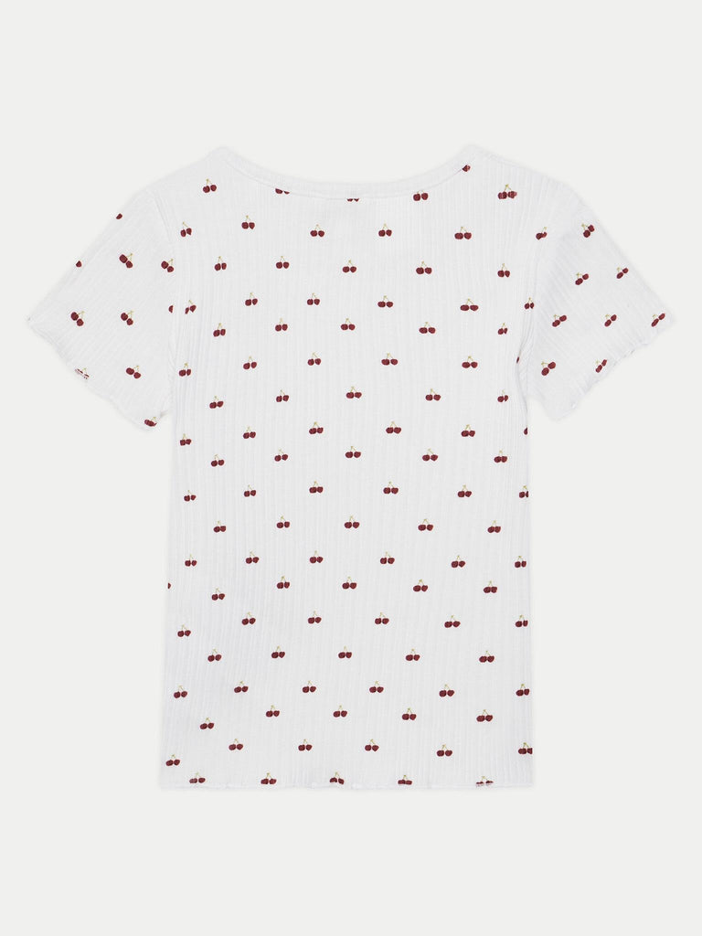 GUESS FANCY RIB SS T-SHIRT
