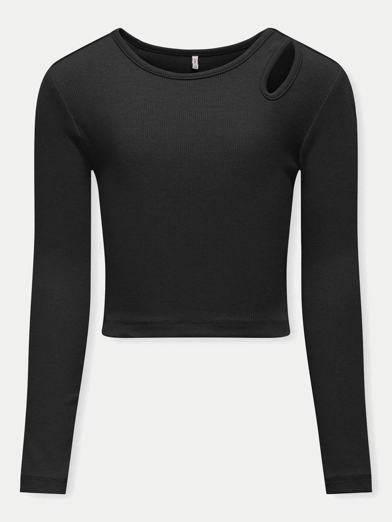 ONLY KIDS KOGNESSA LIFE L/S CUT OUT TOP BOX JRS