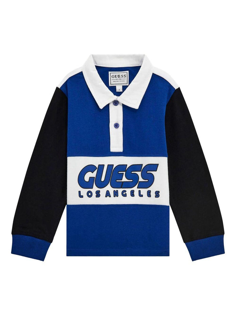 GUESS HEAVY JERSEY LS POLO