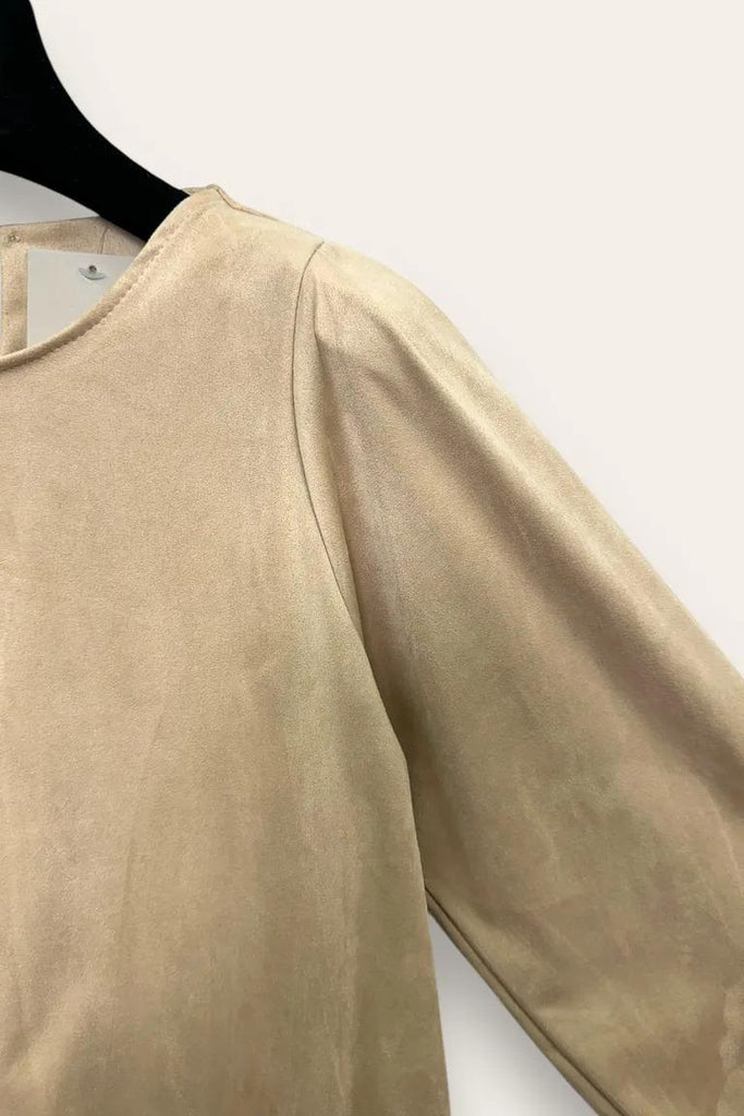 LOVEme Abito in dainetto con bottone dietro