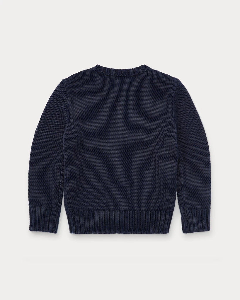RALPH LAUREN FLAG CN SWTR-TOPS-SWEATER