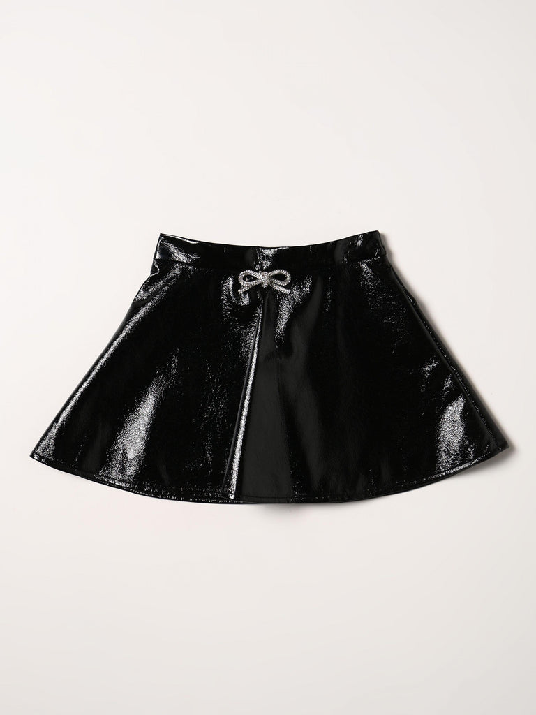 ELISABETTA FRANCHI La Mia Bambina GONNA A RUOTA IN ECO VERNICE