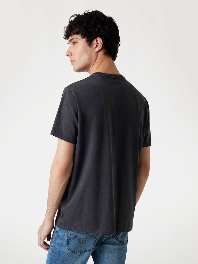 GUESS SS BSC GUESS INSET LOGO TEE